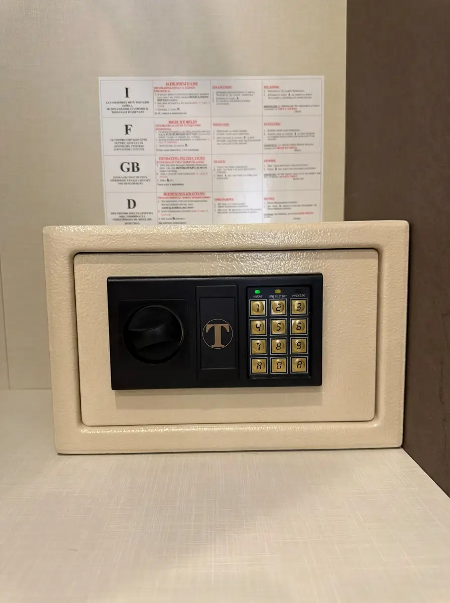 Zimmersafe im Cagrovi Gold